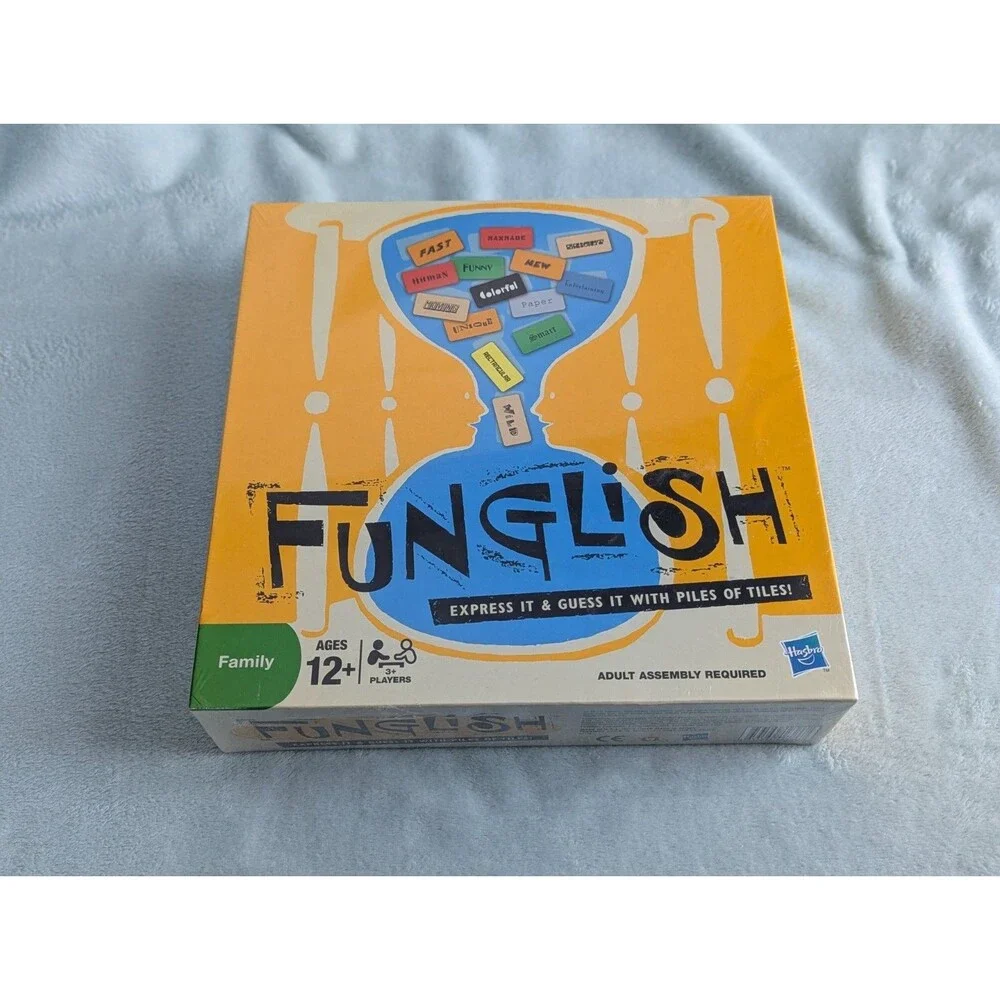NEW Funglish Board Game Sealed Hasbro Parker Brothers Family Party Word Game